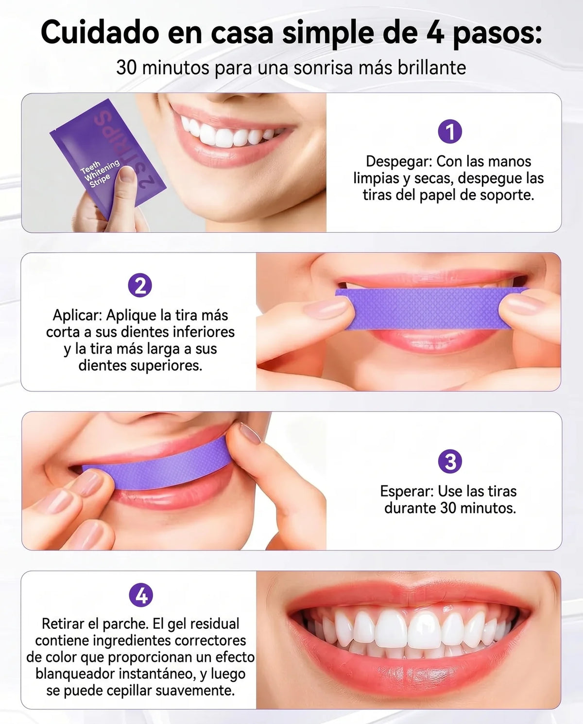 DR.DENT Purple Whitening Strips 3