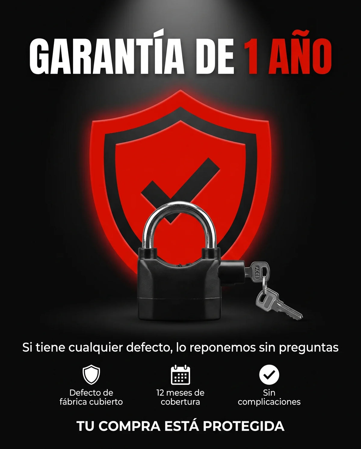 Candado con Alarma SecureAlert