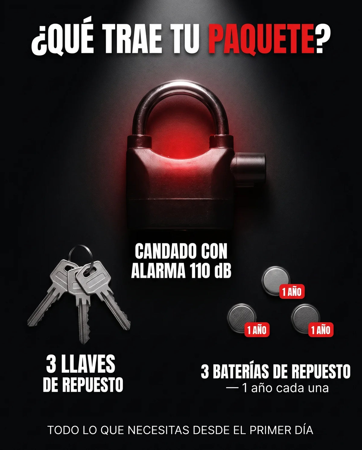 Candado con Alarma SecureAlert