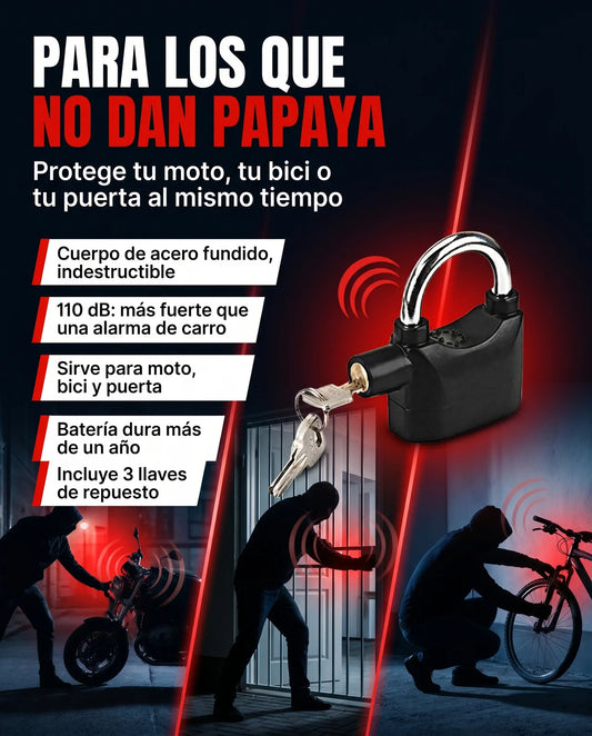 Candado con Alarma SecureAlert